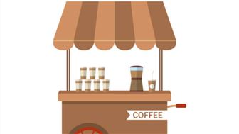 Fully Self Contained and Permitted Coffee Cart Trailer