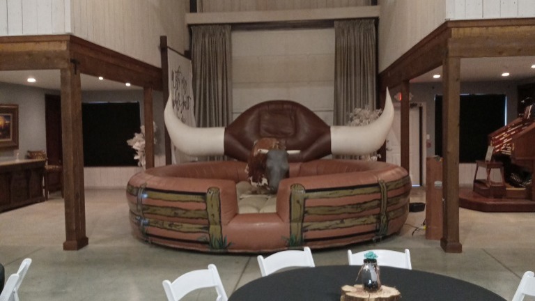 Mechanical Bull Indoor Weddings