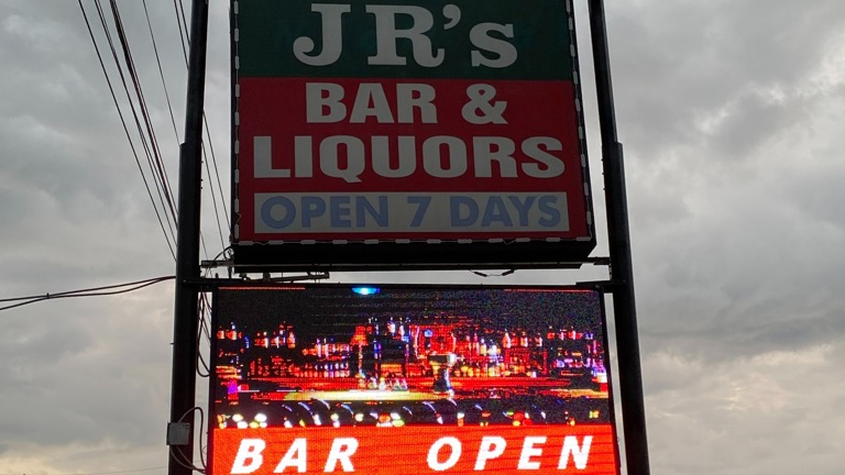 New electronic sign