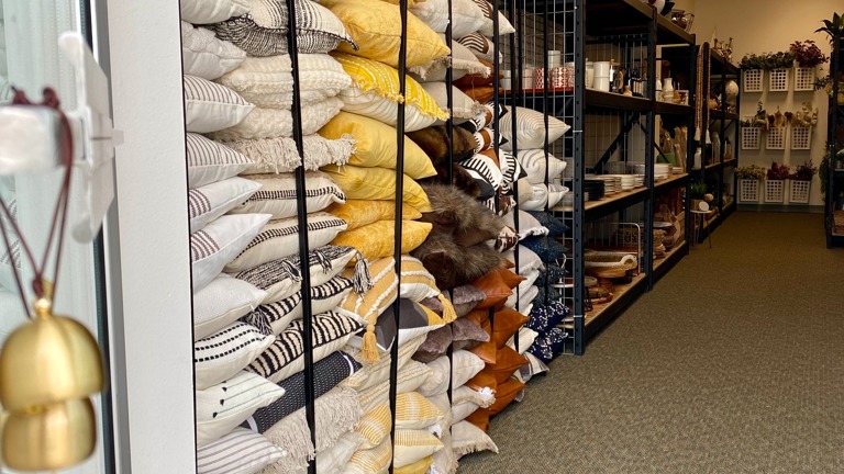All shelving and racks included in sale