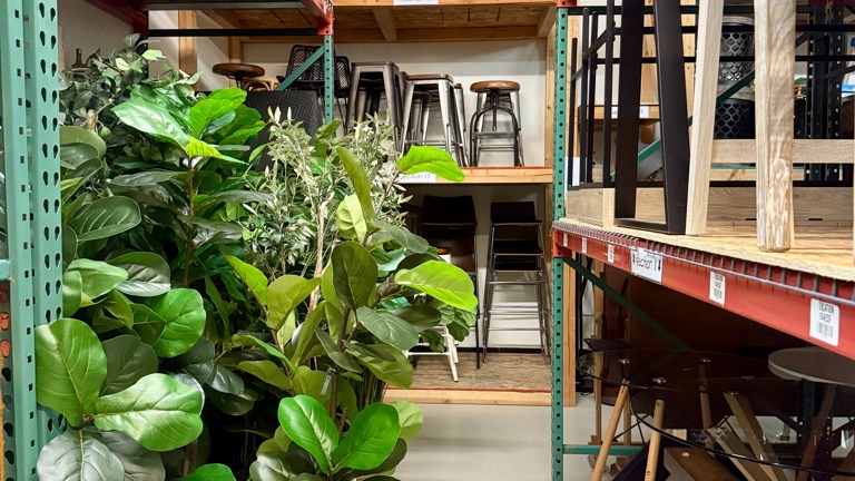 One view of warehouse and inventory