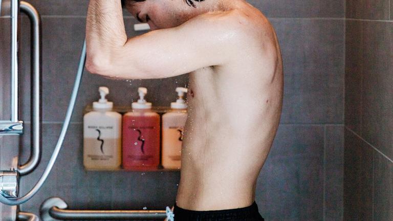 Showers in each suite