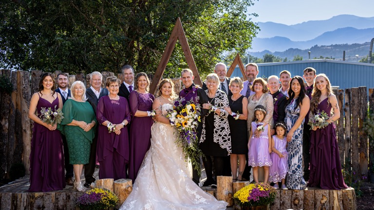 Outdoor Ceremony Space at the Red Rocks Barn