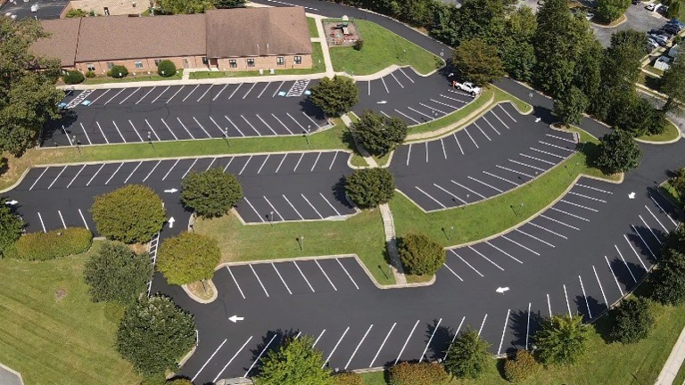 Church Asphalt Sealing and Painting