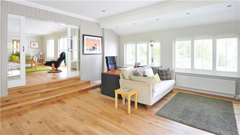 Professionally crafted, quality floors. Beautiful home.