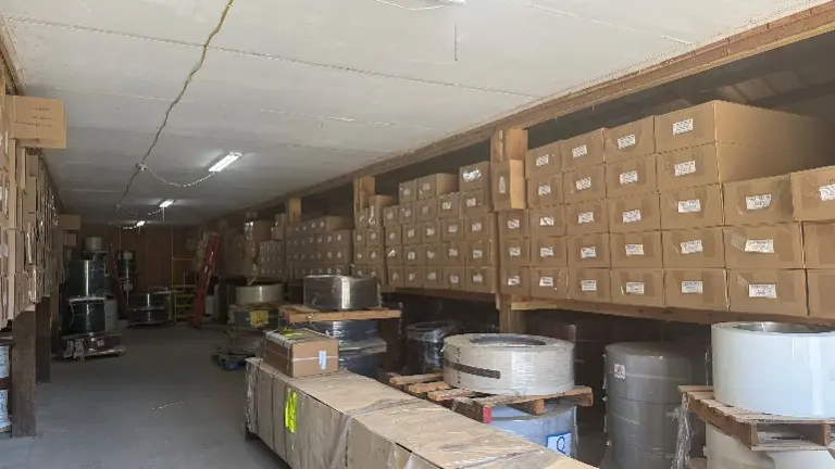 coil and downspout warehousing