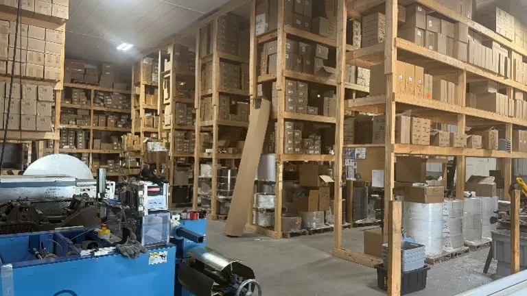 warehouse racking and coil processer 