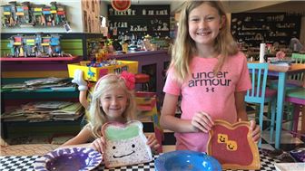 The Art Cafe, a paint you own pottery studio