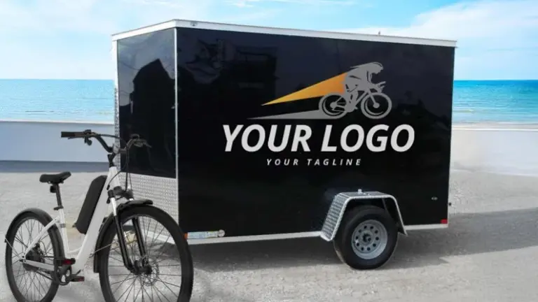 Bike and Trailer