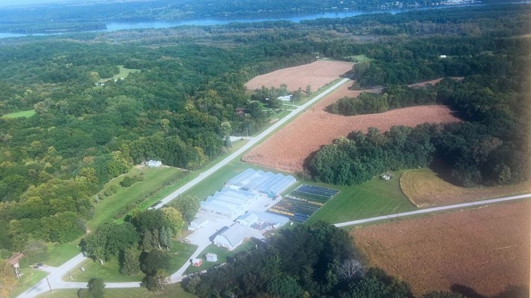 Aerial View Hilltop