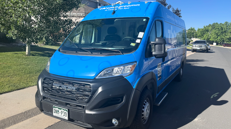 Front of Mobile Spa