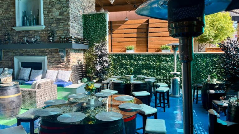 Patio & Fireplace