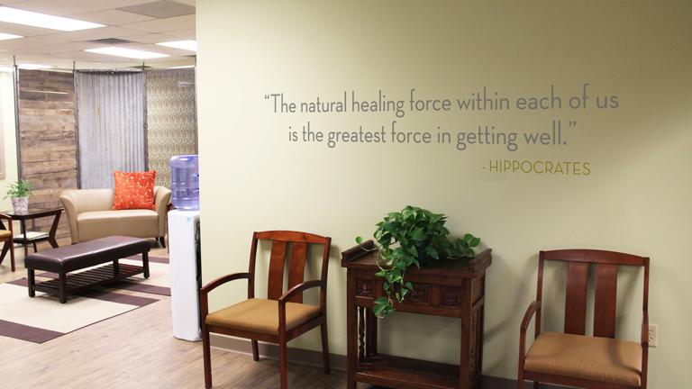 Reception area