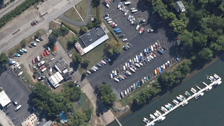 Aerial View of Marina