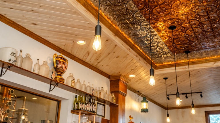 Tasting Room Bar Ceiling