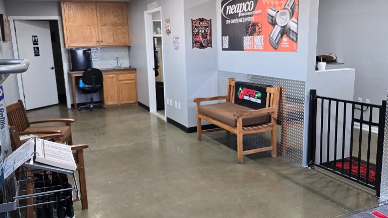 Newly Remodeled Waiting Room. All H/C accessible.