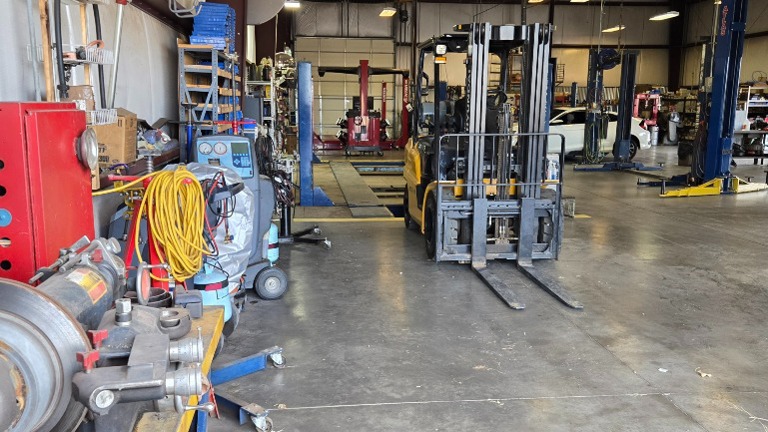 Forklift purchased new