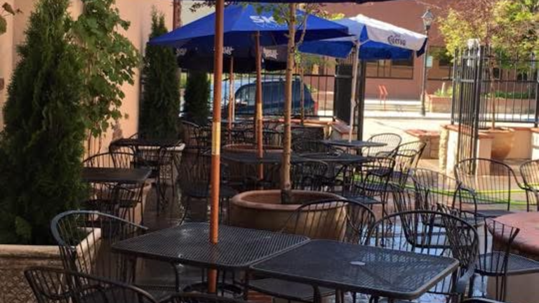 Patio of bar