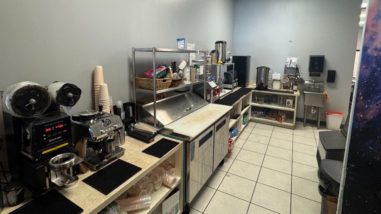 Bubble Tea Prep Area