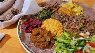 Authentic Ethiopean Restaurant with Private Hookah Lounge