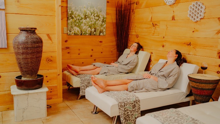 Spa relaxation lounge