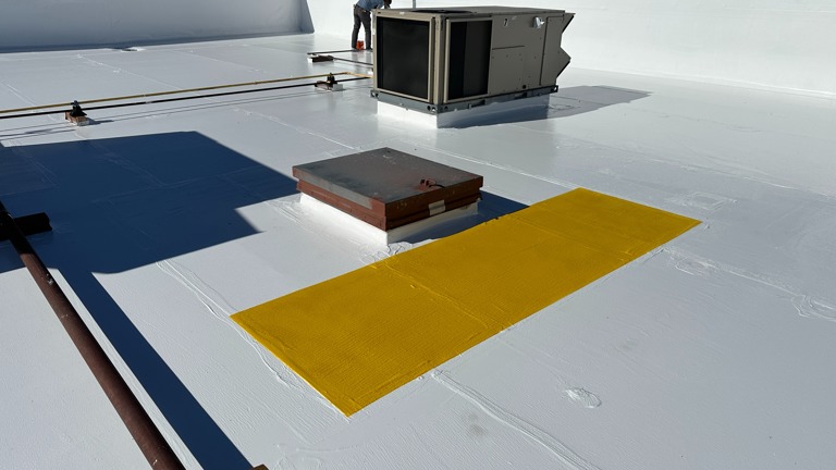 Commercial coating and waterproofing projects completed in multiple states