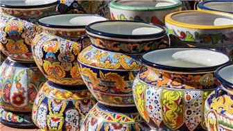 Mexican Pottery, Blankets and More #3331