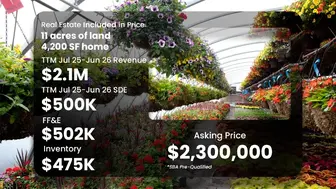 Well-Established Wholesale Plant Nursery