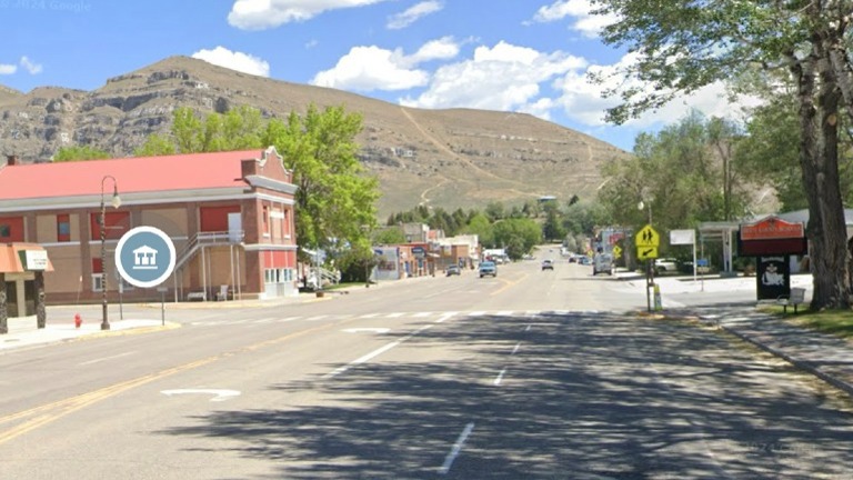 Main highway into town