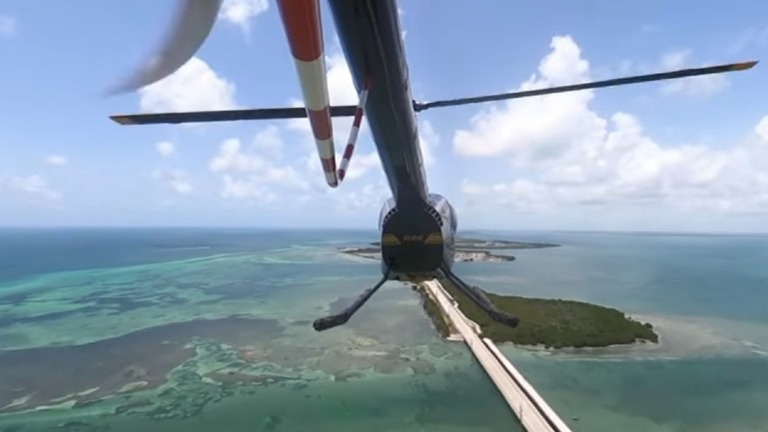 Island Helicopter View