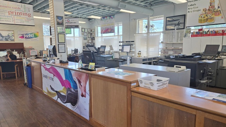 Front Counter as you enter the shop