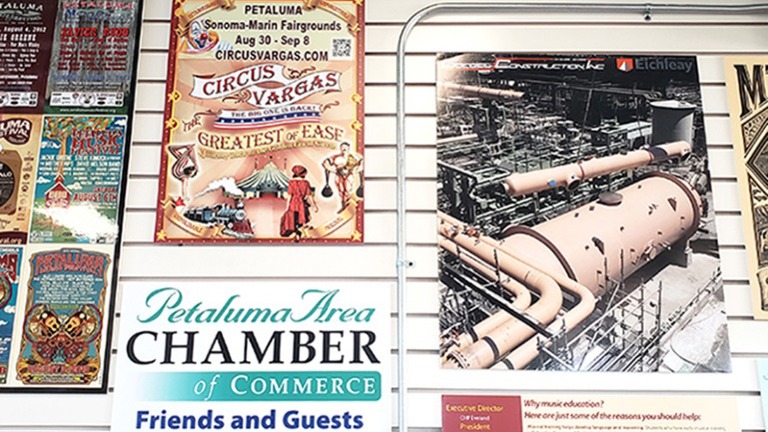 Signage and large format has grown considerably for us. From posters to aluminum traffic signs.