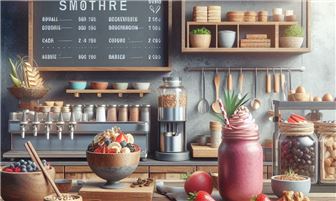 Smoothie and healthy bowl concept