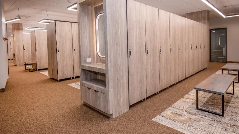 298 ski lockers.