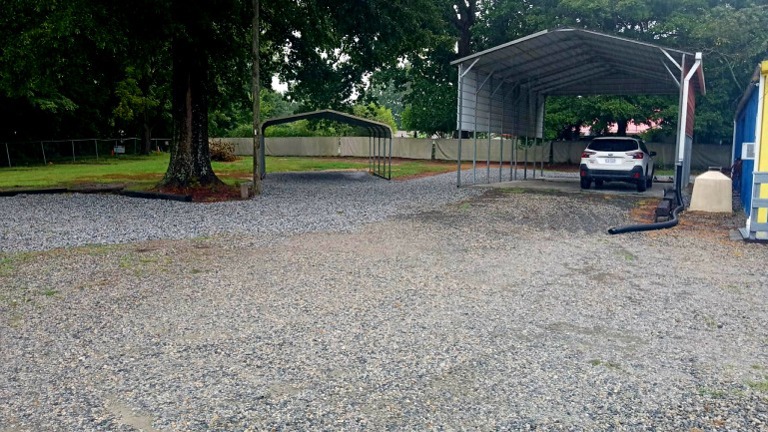 Two carports (18'×20' & 20'×36')