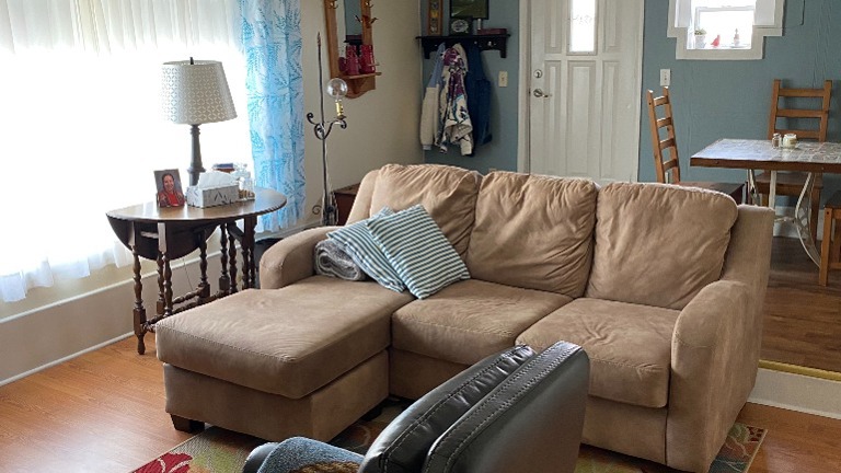 Living room of 3 bedroom apt