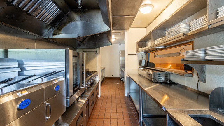 Majority of kitchen equipment is NEW.