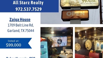 Running Restaurant Business for Sale in Garland