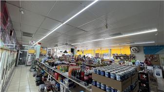 Busy Convenience Store by Metro Station in East Downtown Houston