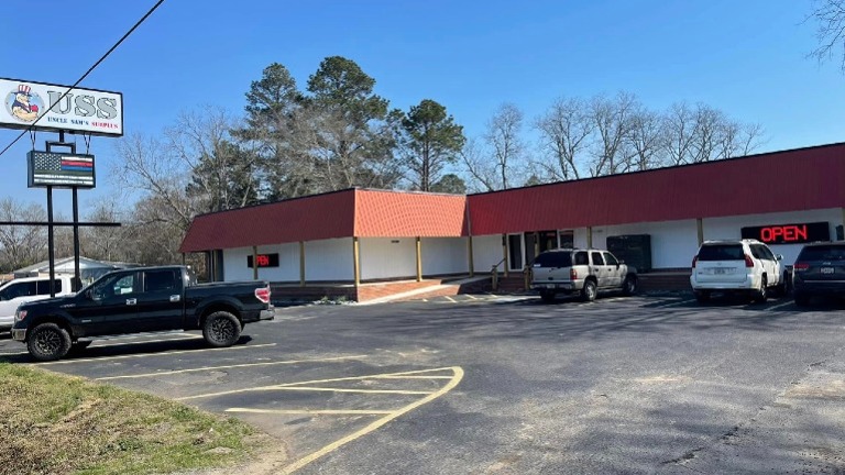Front parking lot