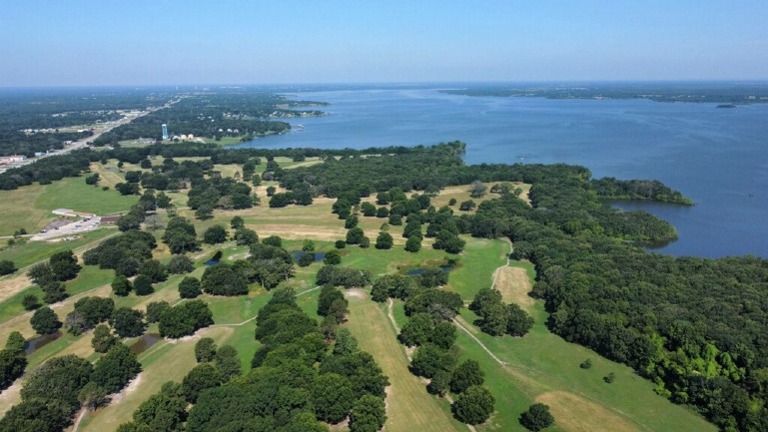 Aerial View of Golf Course