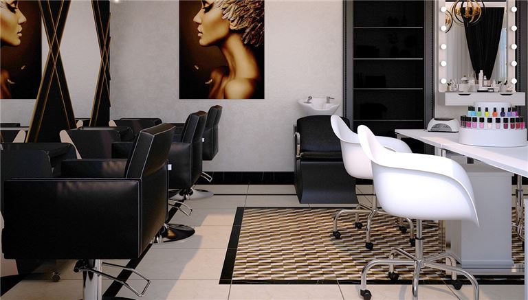 Not an actual photo of salon
