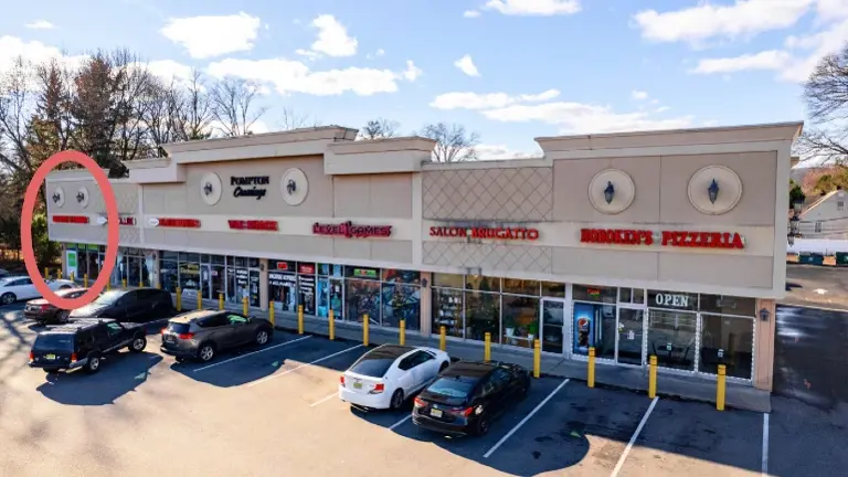 Far left storefront