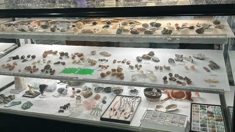 Just a glimpse of our spectacular huge cases of crystal and more Just a glimpse of our spectacular huge cases of crystal and more