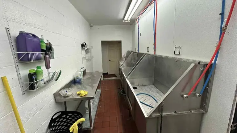 3 large stainless steel tubs 3 large stainless steel tubs