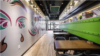 A cafe serving food, boba/ fruitd drinks with turn-key condition