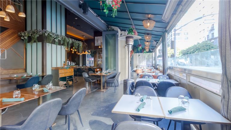 outside seating