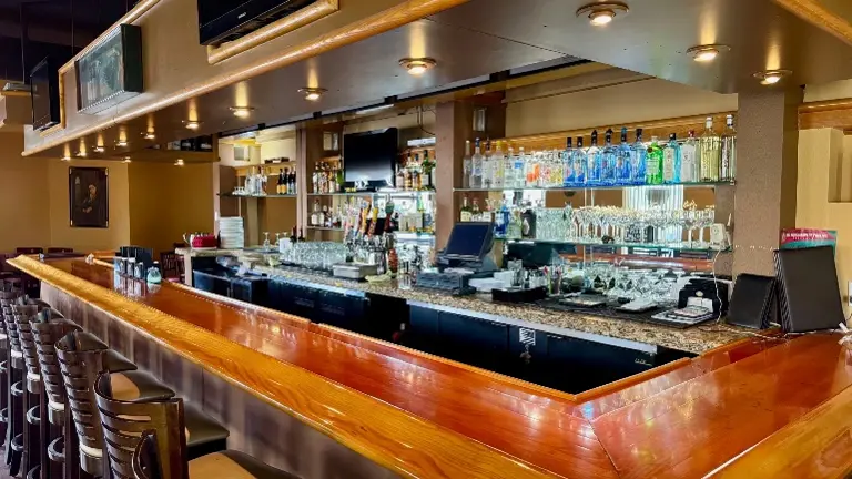 Bar area close up