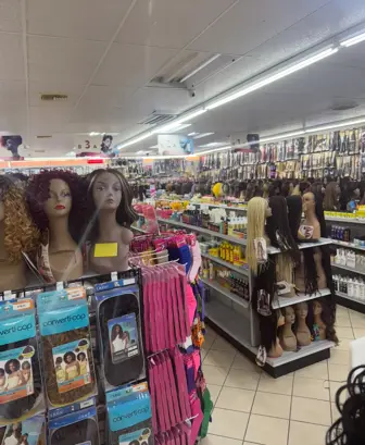 Excellent beauty supply shop in a great location!