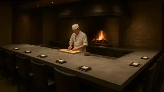 Omakase Restaurant inside Luxury Hotel